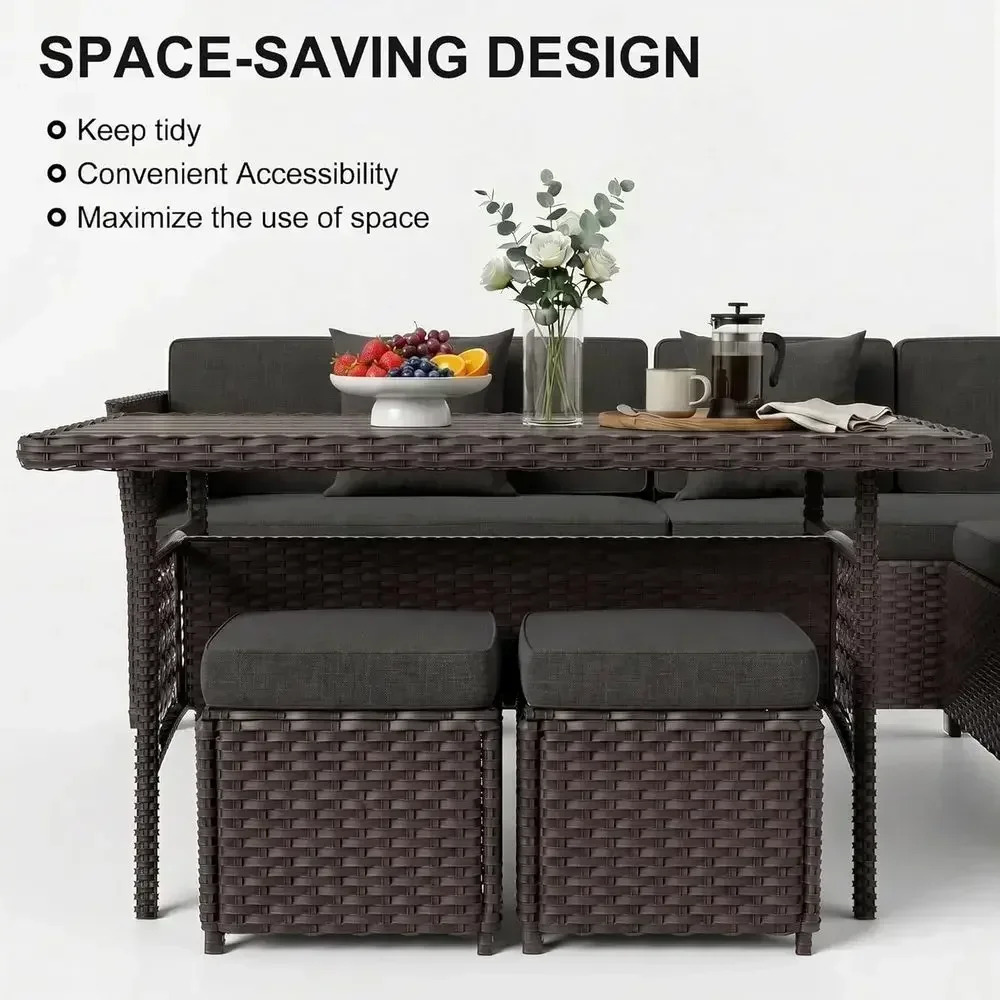 Conjunto de muebles de jardín  - Outdoor Furniture Metal Chairs reseña y precio
